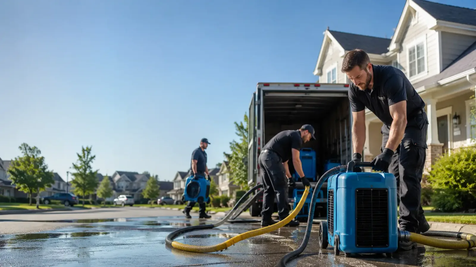Water Damage Mitigation in Four States, WV